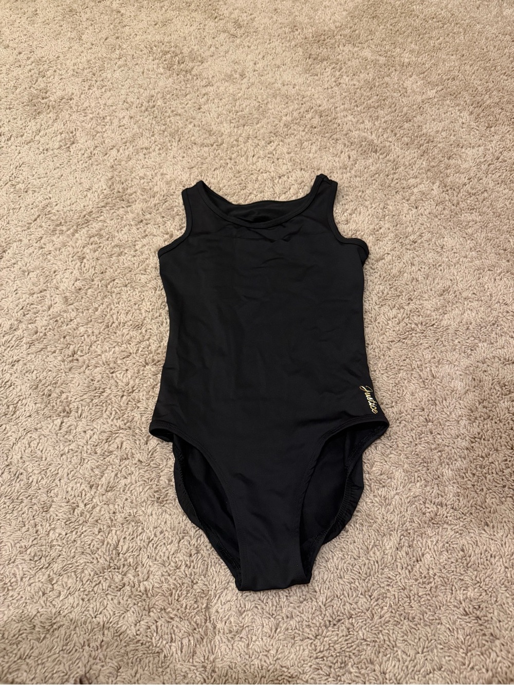 Justice Black Girls' One-Piece Leotard size M 10
